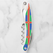 Flagge von Lincolnshire Waiter's Corkschraube Kellnermesser (Vorderseite)