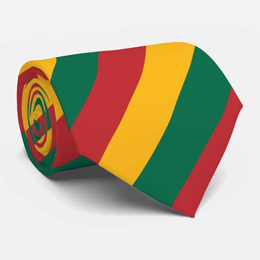 Flagge von Litauen inspirierte farbiges Krawatte (Gerollt)