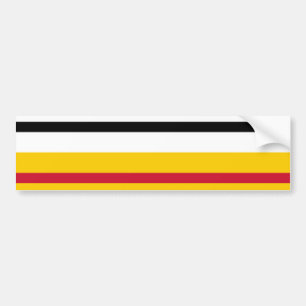 Flagge von Loon op Zand Autoaufkleber
