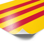 Flagge von Loon op Zand Fotodruck (Ecke)