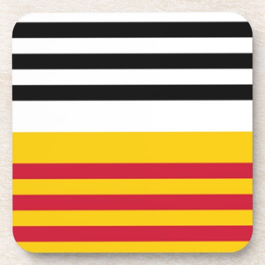 Flagge von Loon op Zand Getränkeuntersetzer (Vorderseite)