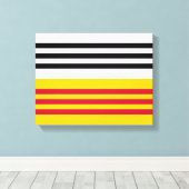 Flagge von Loon op Zand Leinwanddruck (Insitu (Holzboden))