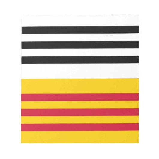 Flagge von Loon op Zand Notizblock (Vorderseite)