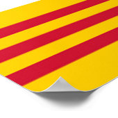 Flagge von Loon op Zand Poster (Ecke)