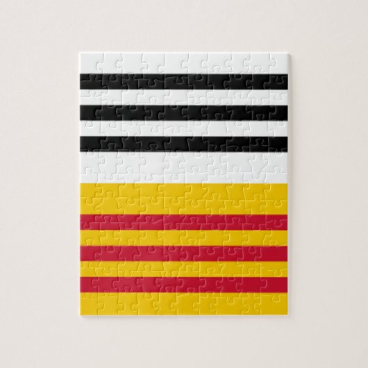 Flagge von Loon op Zand Puzzle (Vertikal)