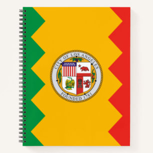 Flagge von Los Angeles (Kalifornien, USA) Notizblock