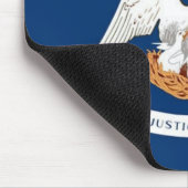 Flagge von Louisiana Mousepad (Ecke)