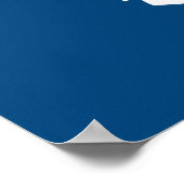 Flagge von Louisiana Poster (Ecke)