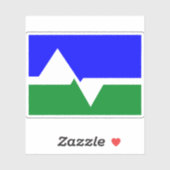 Flagge von Loveland, Colorado Aufkleber (Blatt)