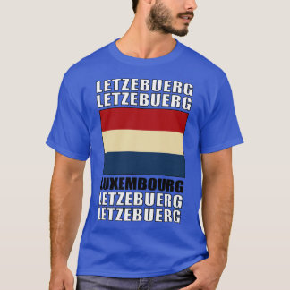 Flagge von Luxemburg T-Shirt