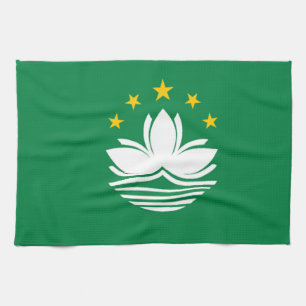 Flagge von Macao Geschirrtuch