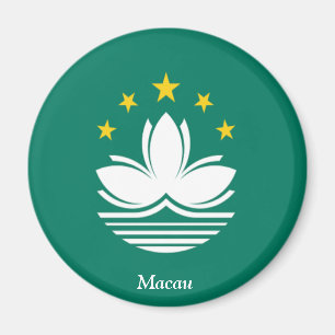 Flagge von Macao Magnet