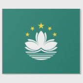 Flagge von Macau Geschenkpapier (Flach)