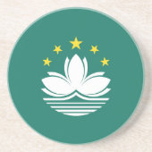 Flagge von Macau Getränkeuntersetzer (Vorne)