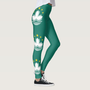 Flagge von Macau Leggings
