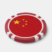 Flagge von Macau Pokerchips (Einzeln)