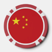 Flagge von Macau Pokerchips (Rückseite)