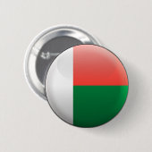 Flagge von Madagaskar Button (Vorne & Hinten)