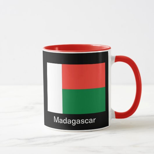 Flagge von Madagaskar Tasse (Rechts)