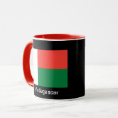 Flagge von Madagaskar Tasse (Vorderseite Links)