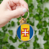 Flagge von Madeira Schlüsselanhänger (Hand)