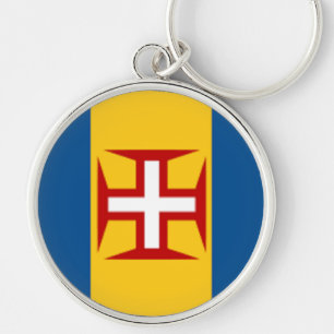 Flagge von Madeira Schlüsselanhänger
