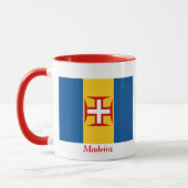 Flagge von Madeira Tasse (Links)