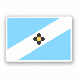 Flagge von Madison, Wisconsin Aufkleber