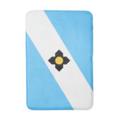 Flagge von Madison, Wisconsin Badematte (Vorderseite Vertikal)