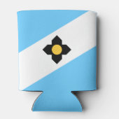 Flagge von Madison, Wisconsin Can Cooler Dosenkühler (Rückseite)