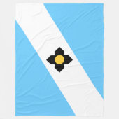 Flagge von Madison (Wisconsin) Fleecedecke (Vorderseite)