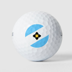 Flagge von Madison, Wisconsin Golf Balls Golfball