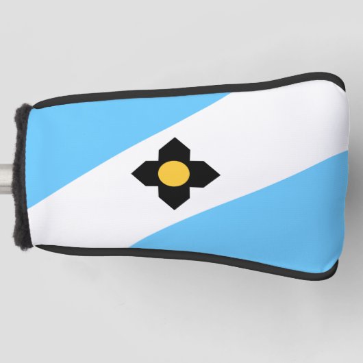 Flagge von Madison, Wisconsin Golf Headcover (Vorderseite)