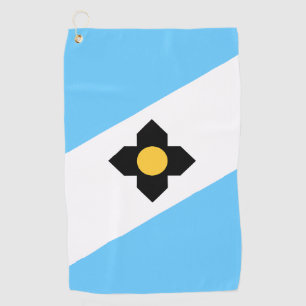 Flagge von Madison, Wisconsin Golfhandtuch