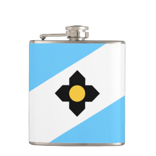 Flagge von Madison, Wisconsin-Hip-Flasche Flachmann