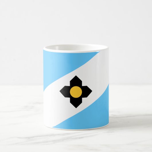 Flagge von Madison, Wisconsin Kaffeetasse (Mittel)