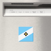 Flagge von Madison (Wisconsin) Magnet (In Situ (Geschirrspüler))