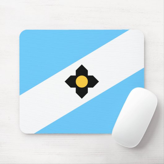 Flagge von Madison, Wisconsin-Maus-Pad Mousepad (Mit Mouse)