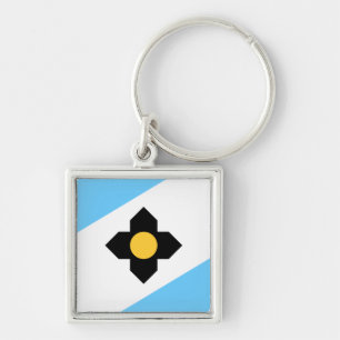 Flagge von Madison, Wisconsin-Schlüsselanhänger Schlüsselanhänger