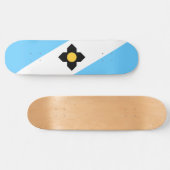 Flagge von Madison (Wisconsin) Skateboard (Horizontal)