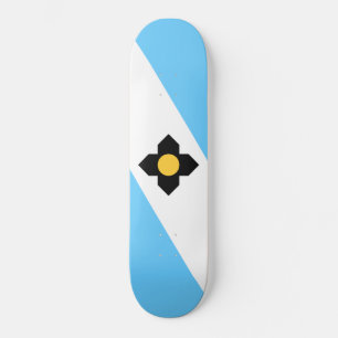 Flagge von Madison (Wisconsin) Skateboard