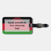 Flagge von Malawi Easy ID Personal Gepäckanhänger (Rückseite horizontal)