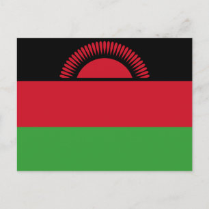 Flagge von Malawi Postkarte