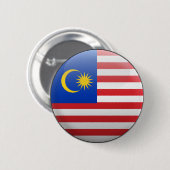 Flagge von Malaysia Button (Vorne & Hinten)