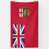 Flagge von Manitoba Banner (Vertikal)