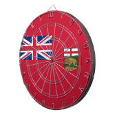 Flagge von Manitoba Dartscheibe (Vorderseite rechts)