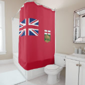 Flagge von Manitoba Duschvorhang (Beispiel)