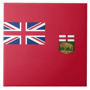 Flagge von Manitoba Fliese