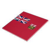 Flagge von Manitoba Fliese (Seite)
