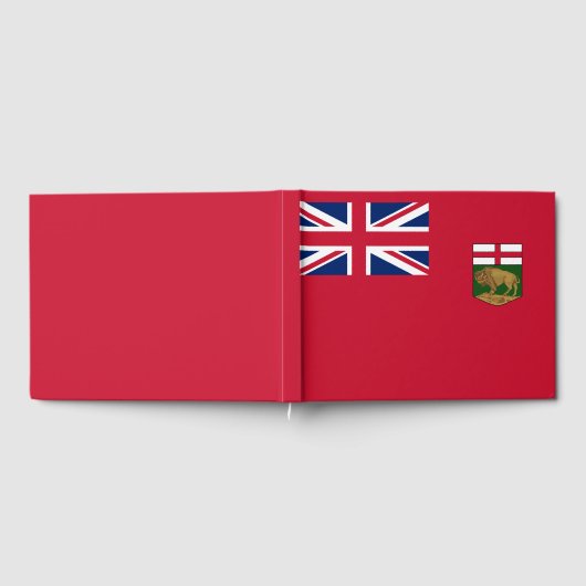 Flagge von Manitoba Gästebuch (Voll)